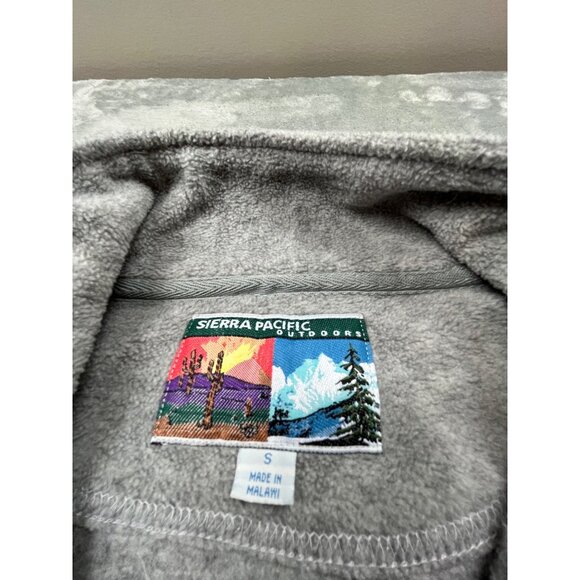 Sierra Pacific Womens Small Grey Outdoor Pullover Jacket 1/4 Zip Closure Hiking - Picture 3 of 9